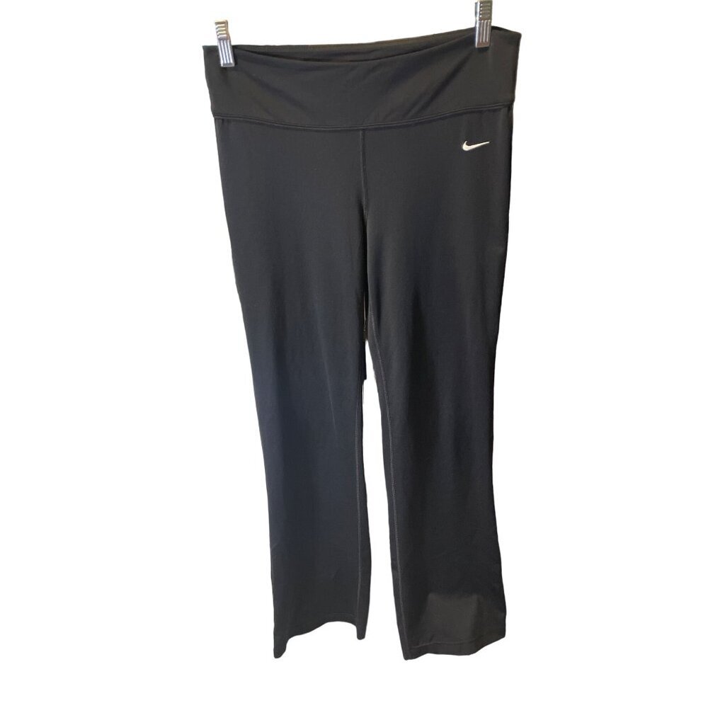 Nike Black Long Performance Pull On Yoga Pants Sz S